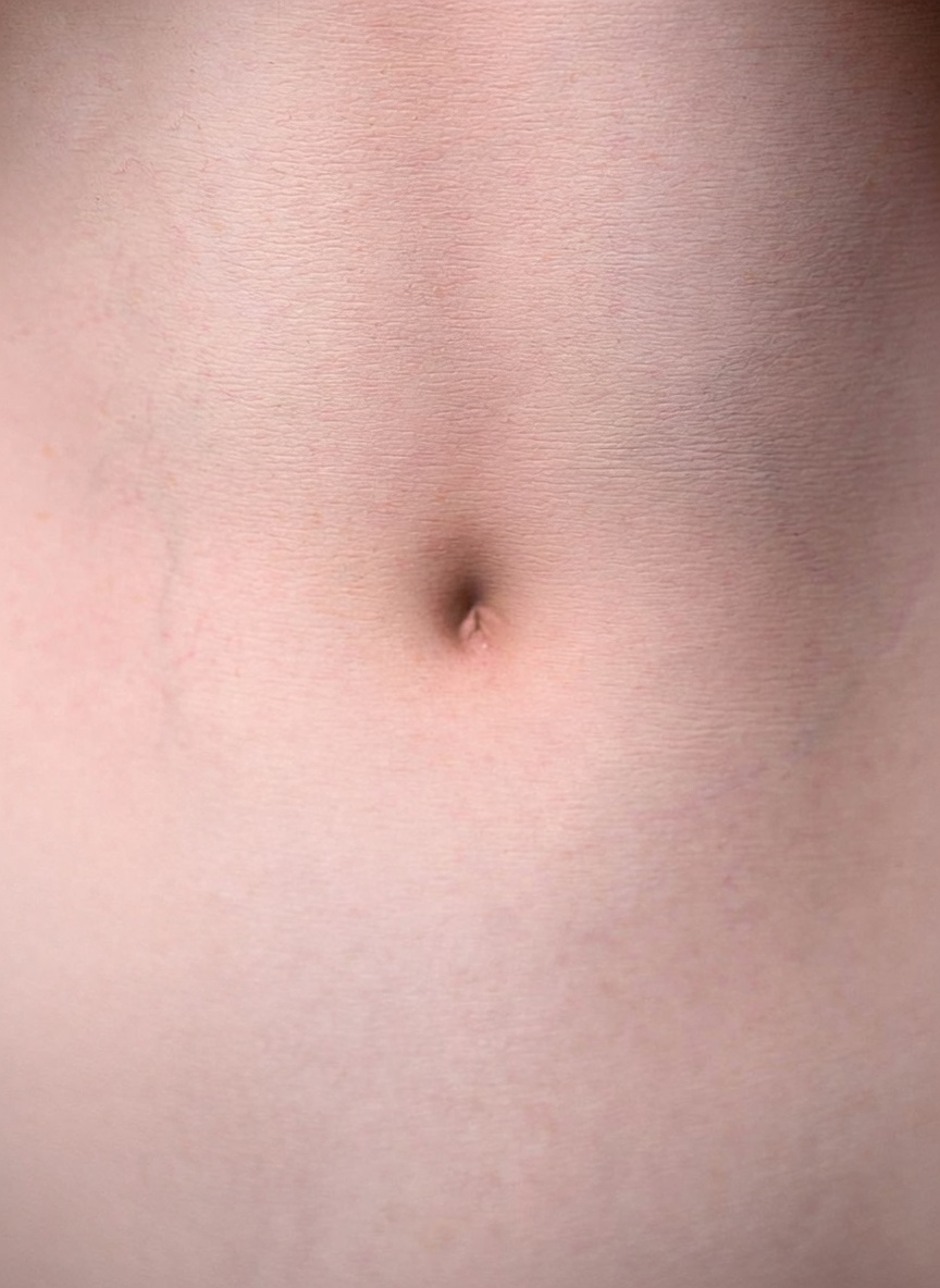 Navel close-up