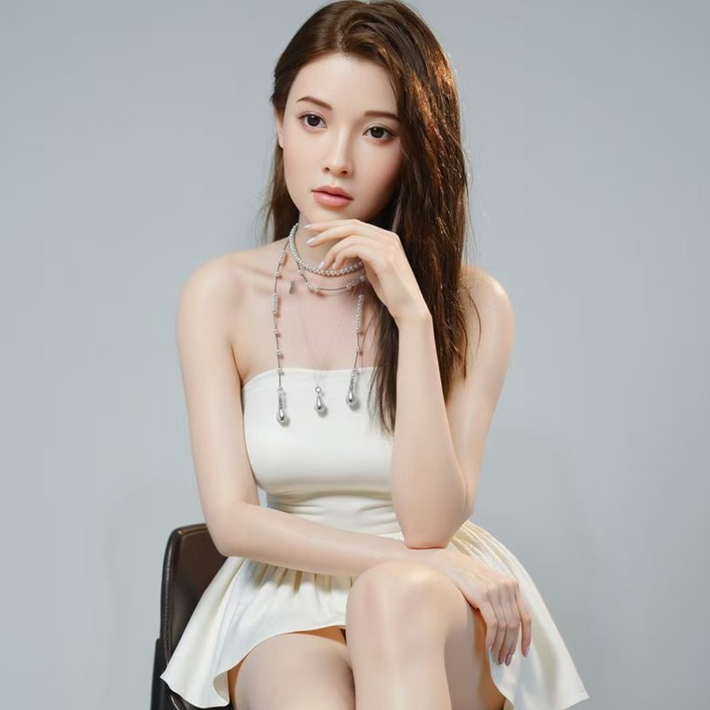 Lydia 159cm Asian silicone sex doll — factory photo 5 of 9