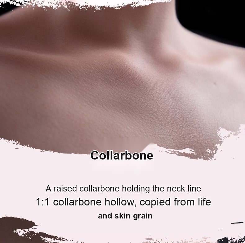 Ruo Yan skin-texture silicone sex doll close-up 1 — pores, grain, and surface