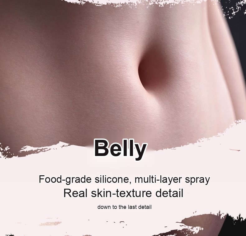 Ruo Yan skin-texture silicone sex doll close-up 2 — pores, grain, and surface