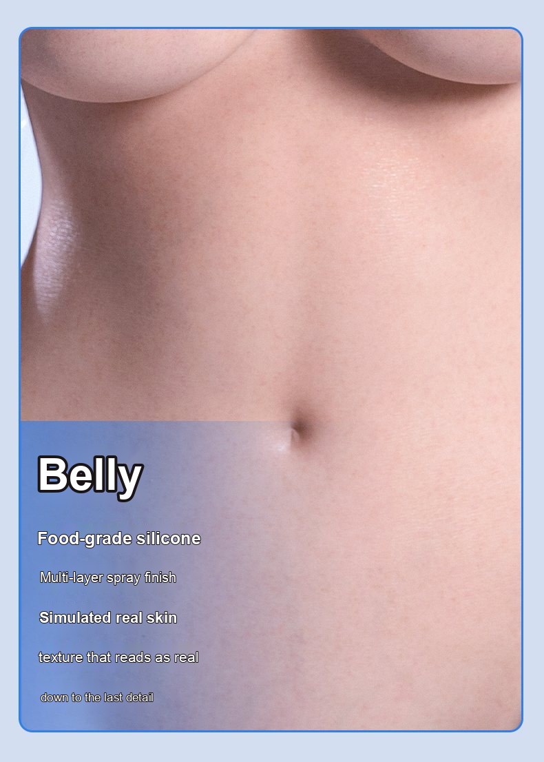 Xia En skin-texture silicone sex doll close-up 2 — pores, grain, and surface