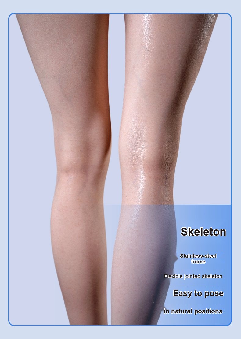 Xia En skin-texture silicone sex doll close-up 3 — pores, grain, and surface