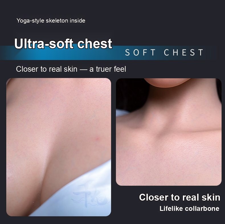 Xina skin-texture silicone sex doll close-up 1 — pores, grain, and surface