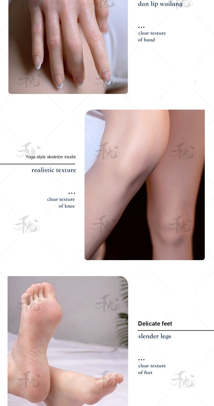 Ya Wen skin-texture silicone sex doll close-up 2 — pores, grain, and surface